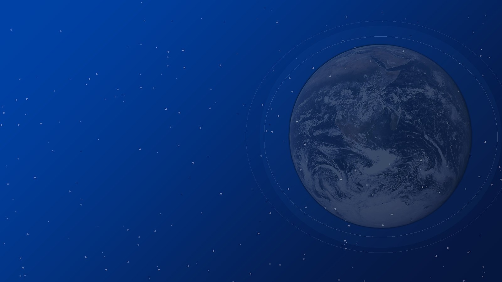 Earth viewed from space — subtle screened pattern over NASA brand gradient